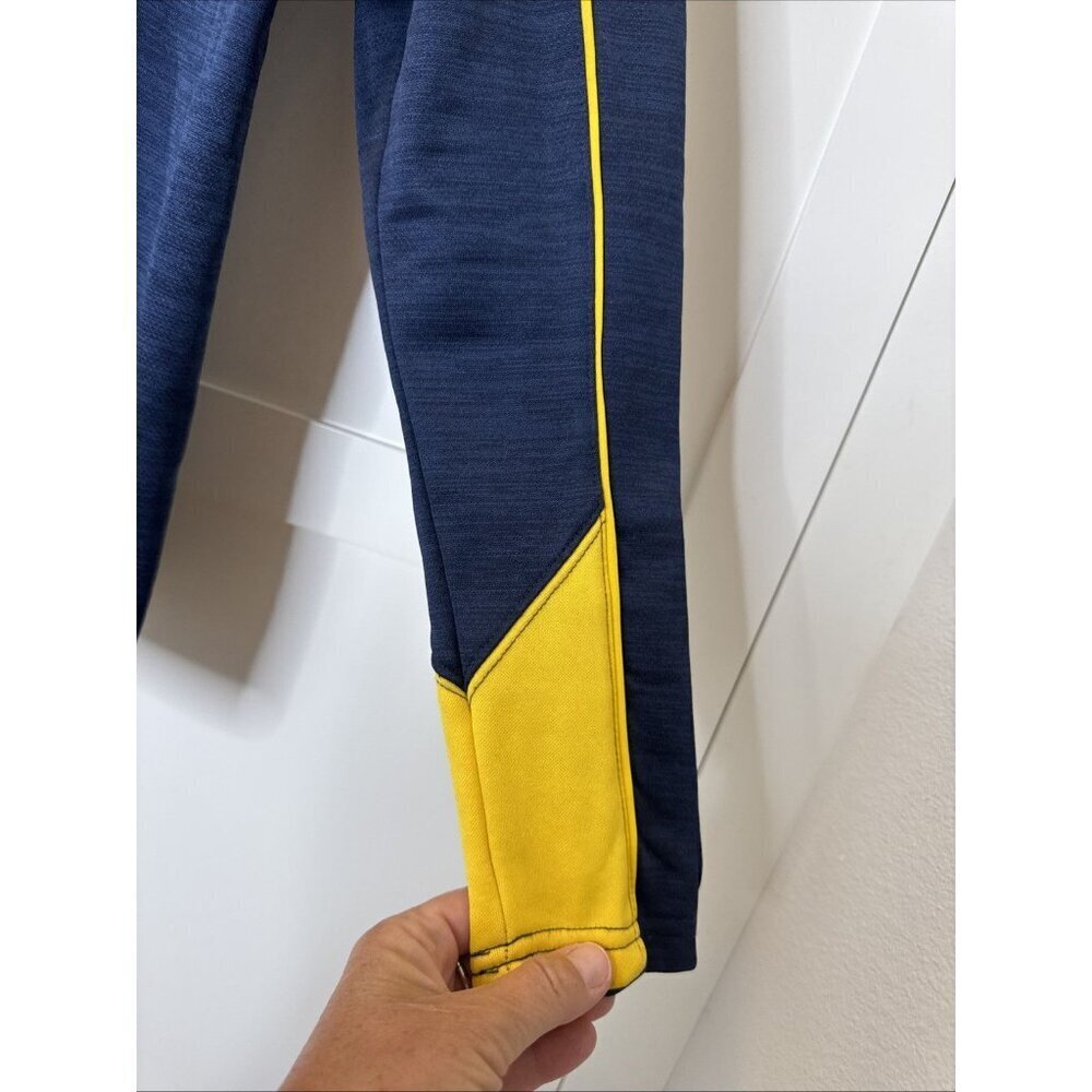 Colosseum University Michigan Wolverines 1/4 Zip Shirt Top Mens Medium Blue - Picture 8 of 9